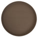 14" Premium Fiberglass Tray, Non-slip, Brown, Round (6 Each)-cityfoodequipment.com