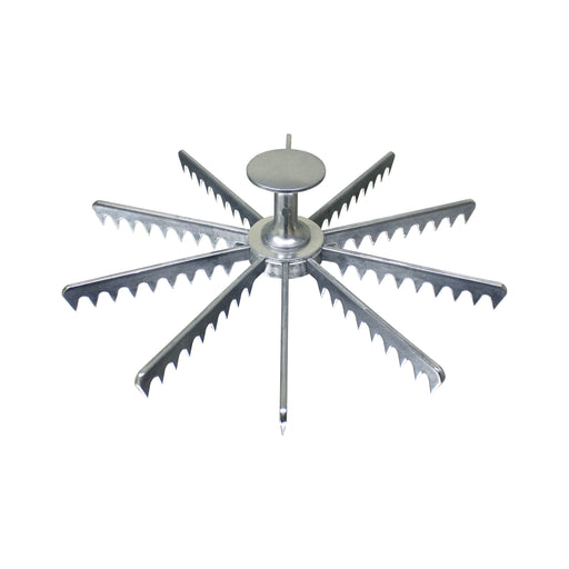 Thunder Group ALPMA010 10 Cut Pie Marker, Aluminum - 12, (each)-cityfoodequipment.com