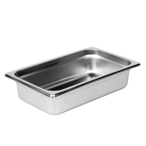 Thunder Group STPA4142 Quarter Size Steam Pan, Stainless - 12, (each)-cityfoodequipment.com