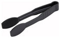 6" Flat Tong, Black, PC (12 Each)-cityfoodequipment.com