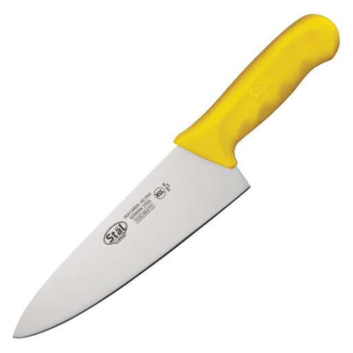 8" Cook's Knife, Yellow PP Hdl (6 Each)-cityfoodequipment.com
