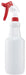 Spray Bottle, 28oz, Plastic, Red (10 Each)-cityfoodequipment.com
