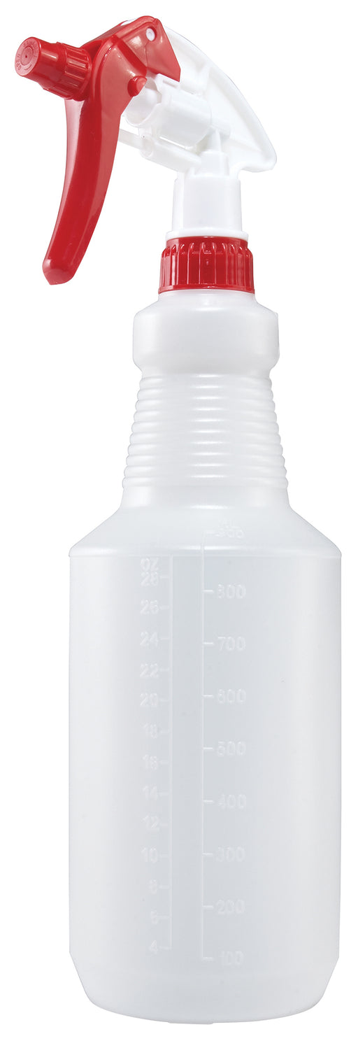 Spray Bottle, 28oz, Plastic, Red (10 Each)-cityfoodequipment.com