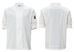 Ventilated Chef Jacket, Roll-Tab Sleeve, White, XL (12 Each)-cityfoodequipment.com