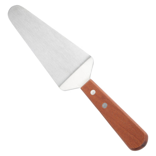 Pie Server w/Offset, Wooden Hdl, 4-7/8" x 2-3/8" Blade (12 Each)-cityfoodequipment.com