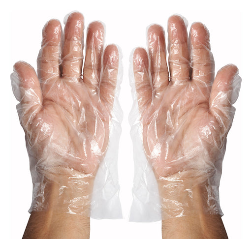 Disposable Gloves, PE Textured, MED, 500pcs/box (10 Box)-cityfoodequipment.com