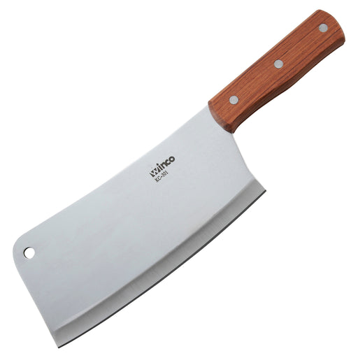 Cleaver, Wooden Hdl, 3-1/2" x 8" Blade (6 Each)-cityfoodequipment.com