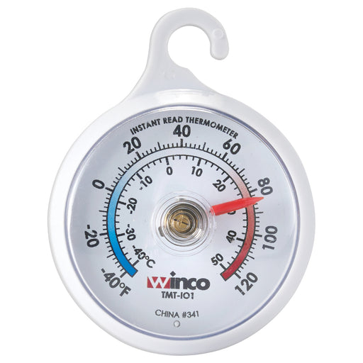 Window/Wall Thermometer, -40 to 120F, 1-3/4" Dial, Weather Resistant (12 Each)-cityfoodequipment.com