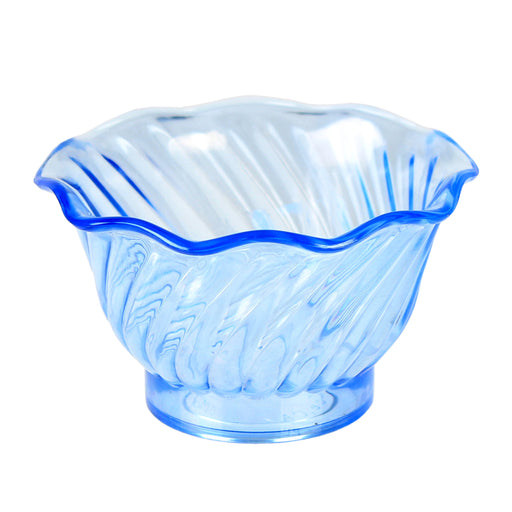 Thunder Group PLDS005B 5 oz Swirl Tulip Dessert Dish, Plastic - 1, (dozen)-cityfoodequipment.com