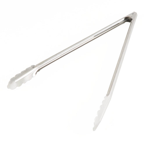 Thunder Group SLTHUT012 12"L Stainless Utility Tongs - 12, (each)-cityfoodequipment.com